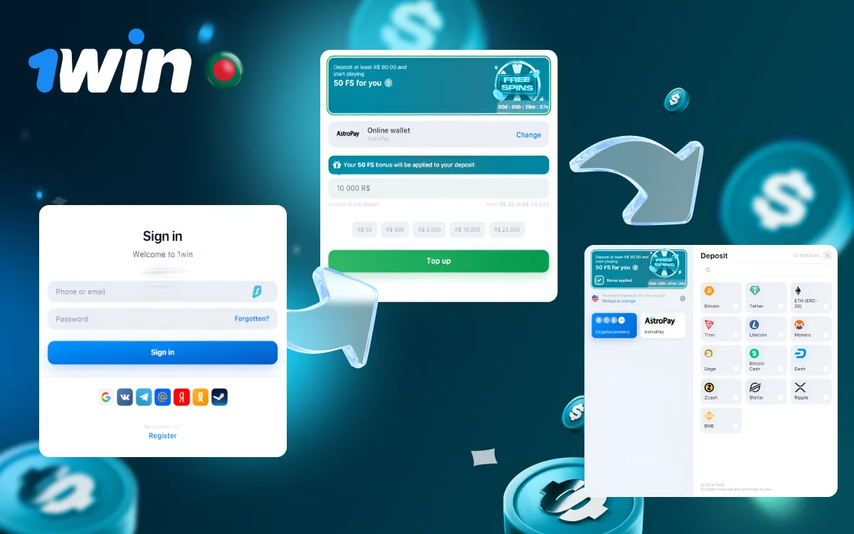 1win Payouts & Transactions